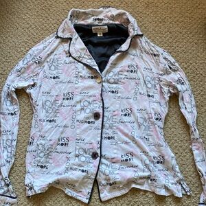 PJ Salvage hugs and kisses pajama top